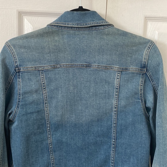 Just USA Jean Jacket Denim Distressed size Medium - Picture 5 of 7